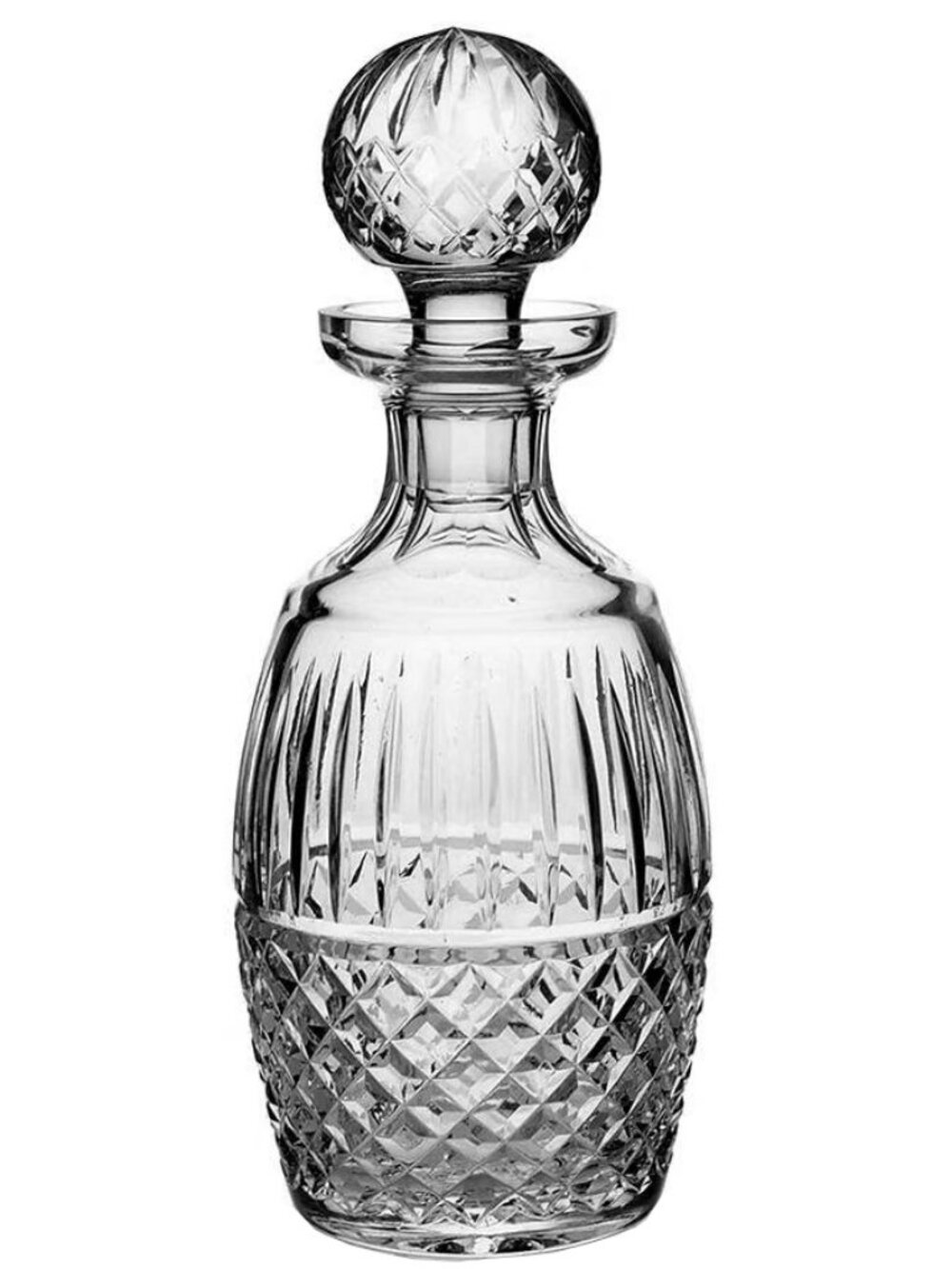 vtg Waterford Cut Crystal TRAMORE MAEVE Spirit Decanter 10.5"H ☘️Made in IRELAND